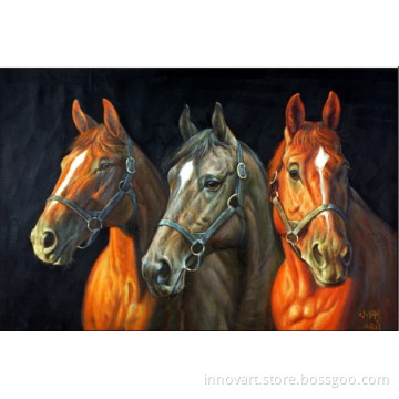 hand made animal art oil painting